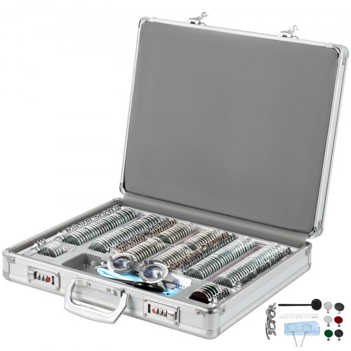 158pcs Lentilles Avec Lunettes D’essai Lentilles Essai Protection Des Yeux