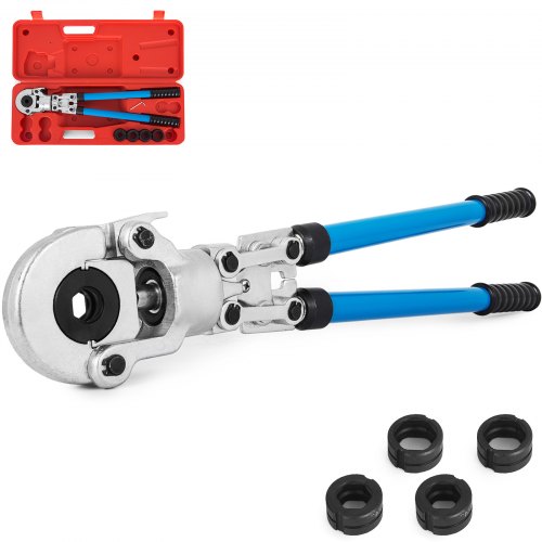 VEVOR Outil de sertissage de tuyau Ø 12-28 MM, Pinces à sertir à lames Pinces De Tuyau Convient pour les tuyaux en aluminium/les tuyaux PEX/les tuyaux PB/les raccords en inox/les joints en inox