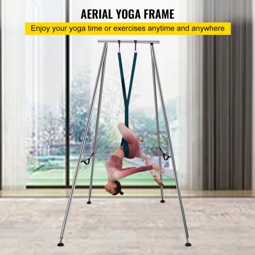 Hamac Aérien De Yoga Balançoire Inversion Stand Support de Yoga Danse Aérienne 