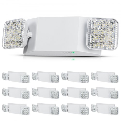 

VEVOR Éclairage de secours à LED luminaires de sortie de secours lot de 12 3 W