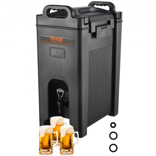 VEVOR Distributeur de Boissons Isotherme 19 L Distributeur d’Eau Chaude et Froide Non Électrique Con