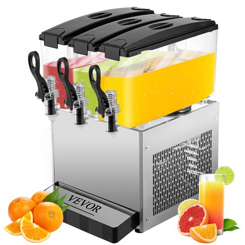 12x3l Machine Distributeur De Jus Boissons Réfrigéré Commercial Mélange à 360 °