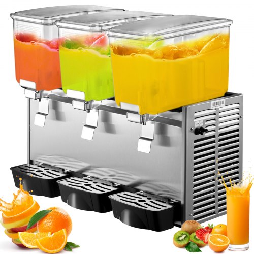 

VEVOR Distributeur de jus commercial, Distributeur de boissons froides, 36 L