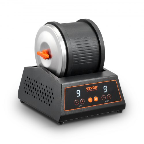 

VEVOR Tonneau à Polir Roche 1,8 kg, Kit de Polissage de Roche Pierre avec 9 Réglages de Vitesse et Minuterie de 9 Jours, Tambour de Polissage à Moteur à Entraînement Direct, en Acier Laminé à Froid