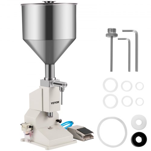 VEVOR Machine de Remplissage Liquide Pneumatique Remplissage 5-50 ml Réglable