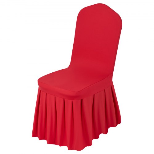 

VEVOR Housse de Chaise Extensible 30PCs Rouges, Couverture Protecteur de Chaise en Polyester et Élasthanne, pour Mariage, Salle à Manger et Banquet, Convient aux Sièges Jusqu'à 51x45x95 cm
