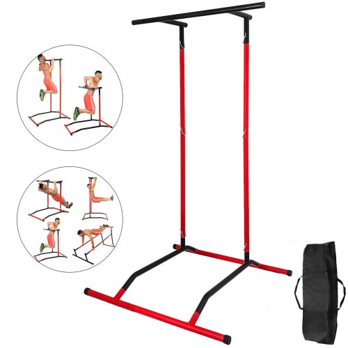 

Portable Outdoor Pull Up Bar & Dip Station Fitness Exercise & Storage Bag