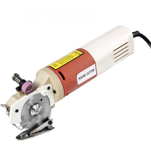 VEVOR Coupeur Rotatoire de Tissu de 65mm, Machine Tissu Cutter, Ciseaux Electriques Découpeuse de Ti