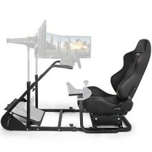 Rs6 Support De Volant +chaise De Jeu De Course Wheel Stand Cockpit Stable Roue