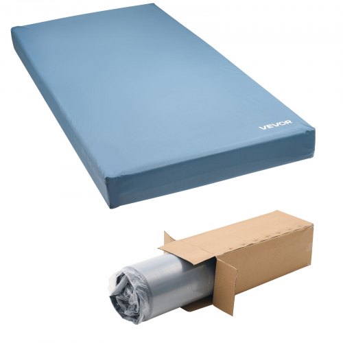 

VEVOR Matelas Médical, Charge 158,8 kg, Matelas de Lit Médicalisé en Mousse, 203x91,4x15,3 cm, Imperméable pour Soins de Longue Durée à Domicile Hôpital, Traitement des Escarres, Maisons de Retraite