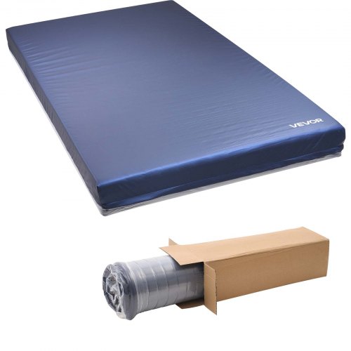 

VEVOR Matelas Médical, Charge 294,8 kg, Matelas de Lit Médicalisé Mousse Double Couche, 203x106,7x15,3 cm, pour Soins de Longue Durée à Domicile Hôpital, Traitement des Escarres, Maisons de Retraite
