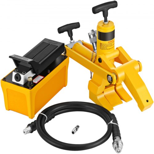 VEVOR Démonte-Pneu Hydraulique 10000 PSI, Détalonneur de Pneu Automatique avec Pompe à Pédale Portable, Briseur de Talon de Pneu de Camions et de Voitures