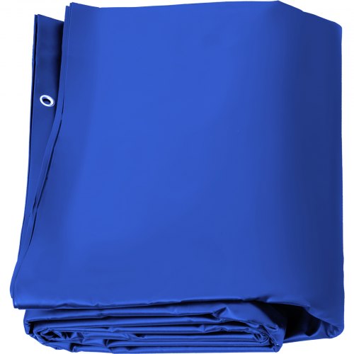VEVOR Bache à Bulle PisCône Hivernage, Bleue en PVC 650-680 g / m2 Couverture Solaire PisCône Rectan