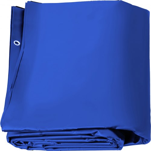VEVOR Bache à Bulle PisCône Hivernage, Bleue en PVC 650-680 g/m2 Couverture Solaire PisCône Rectangu