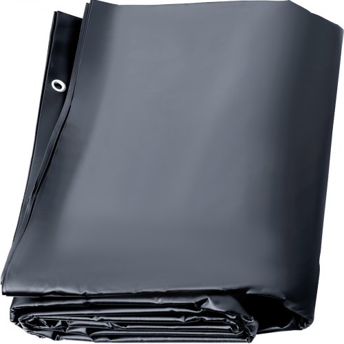 VEVOR Bache PisCône Hivernage, Anthracite en PVC 650-680 g / m2 Couverture Solaire PisCône Rectangul