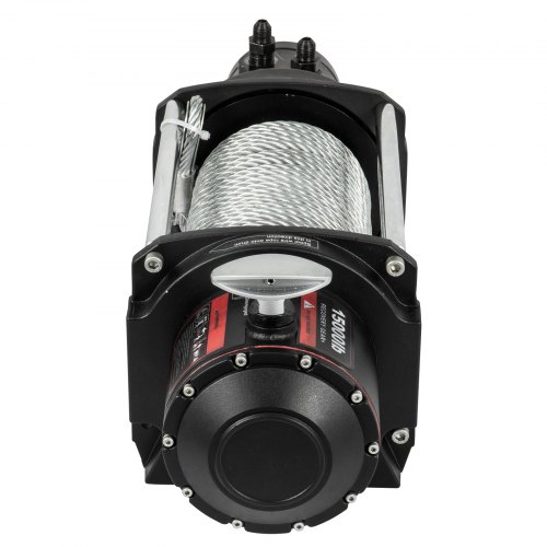 VEVOR Treuil Hydraulique, Traction 6804 kg Treuil Hydraulique Remorque, Cable en Acier 24 m Treuil H