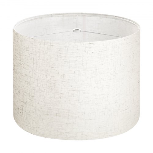 

VEVOR Abat-jour tambour, 330 x 330 x 250 mm, abat-jour de remplacement moyen en lin pour lampes de table, lampadaires et suspensions, housse ronde de rechange pour lampe, assemblage facile, lin clair