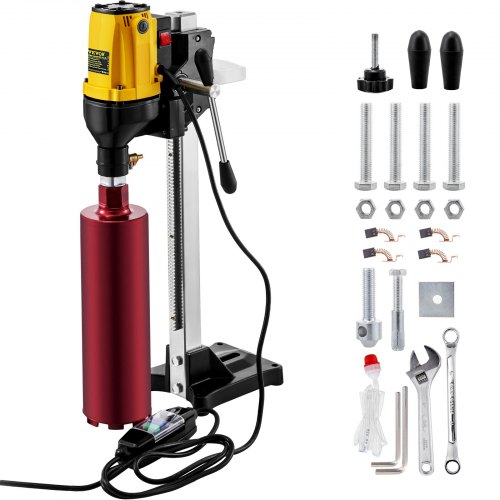 VEVOR Carotteuse à Diamant Perceuse Foreuse de Noyau de Forage 160 mm 2180 W