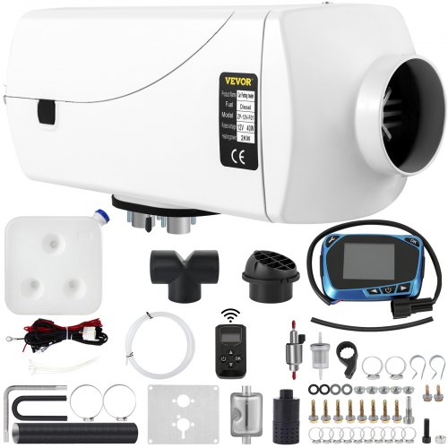 Chauffage Diesel 12V 2KW Air Heater Réchauffeur d'air LCD Télécommande pour Auto