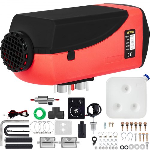 VEVOR Chauffage Diesel 3 kW 12 V, Réchauffeur Diesel électrique 1 Silencieux, Réchauffeur de Station