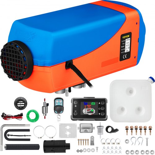 12v 8kw Chauffage Diesel Réchauffeur D'air Télécommande+silencieux+switch Lcd