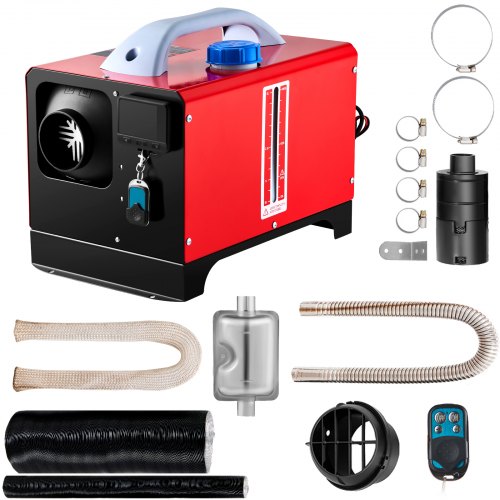 

VEVOR Chauffage de Stationnement Diesel 5-8KW 12 V, Réchauffeur d'Air Diesel Combustion 100%, Réchauffeur de Stationnement Chauffage Rapide, Chauffage de Voiture Silencieux LCD Télécommande Camping Car