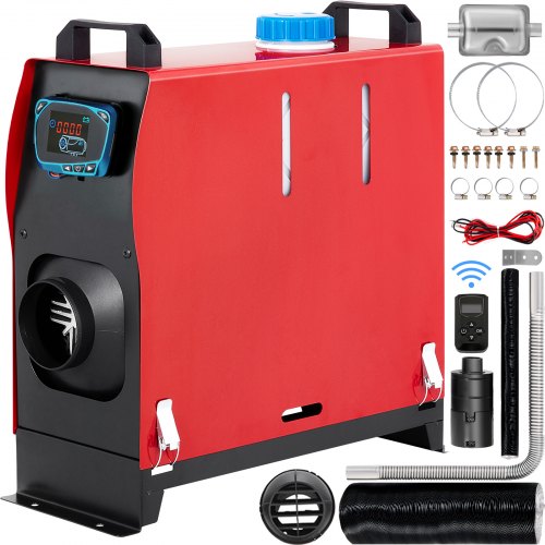 VEVOR Chauffage de Voiture d'air diesel 12v 5kw Réchauffeur de voiture d'air (Avec écran LCD bleu &