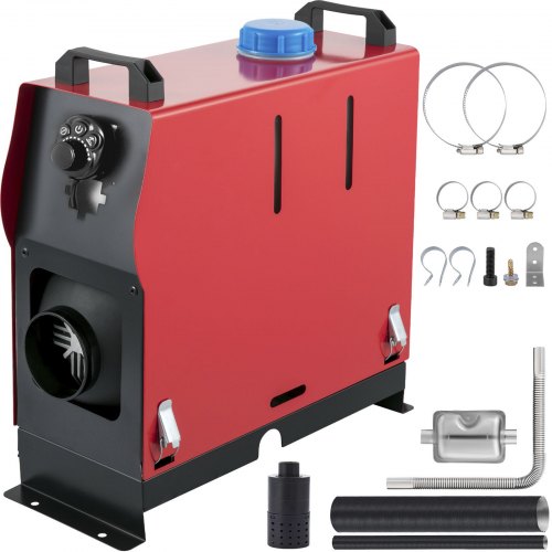 VEVOR Chauffage de Voiture Diesel 12V 8KW Chauffage de stationnement Voiture Diesel De Chauffage avec Switch en Forme de Patte et Sortie d'air Unique pour Les camions de Camping-Cars