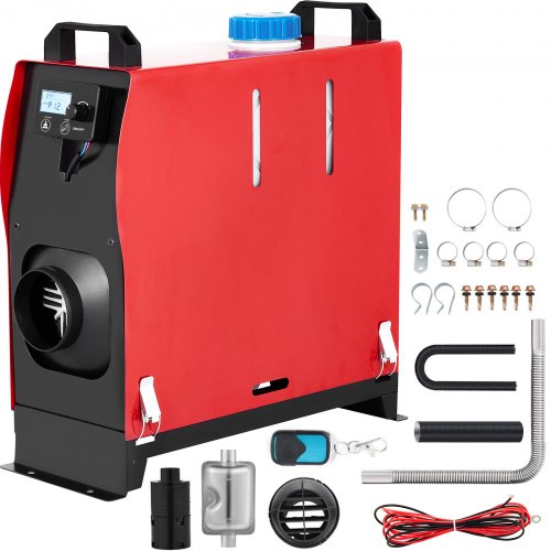 12v 8kw Chauffage Diesel D'air Air Heater Télécommande Switch Lcd Tank Bateau