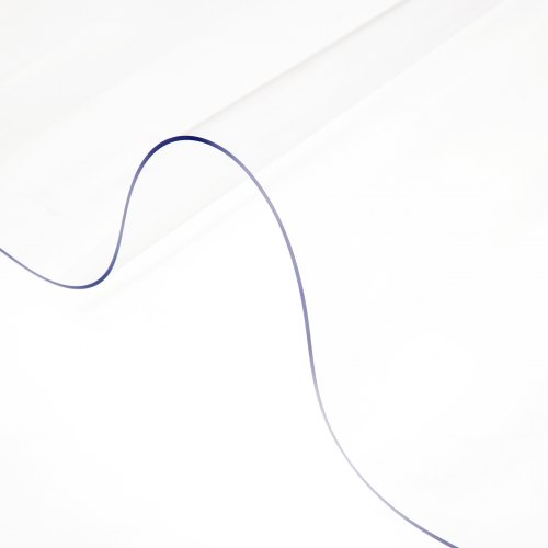 VEVOR Nappe PVC Rectangulaire Transparente 2mm Nappe de Protection Imperméable Épaisse pour Table de Cuisine, Table à Mange, Table en Bois, Table Basse Couleur Cristal Clair 244x107cm