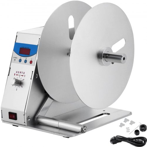 115mm Automatiques Tags Rewinder Rebobineuse W/speed Barcode Bottle Pro-image-010696155344