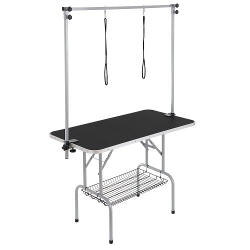 VEVOR Table de Toilettage pour Chien Animaux de Compagnie Pliable 1137,9x609,6 mm Capacité Charge 14