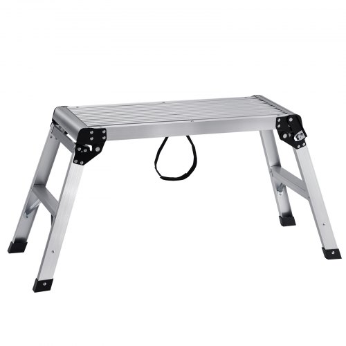 VEVOR Plateforme de Travail 150 kg Établi Pliant 76x30x50,8 cm Marchepied en Aluminium Pieds Antidér