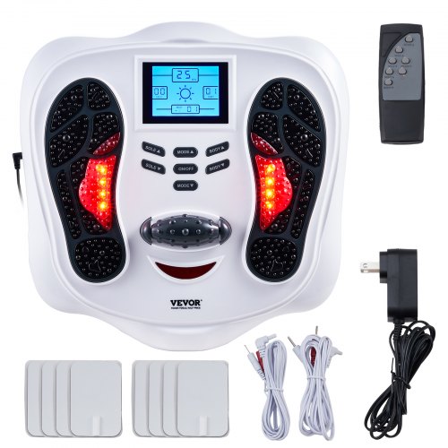 

VEVOR Stimulateur de Circulation Sanguine Masseur Pieds EMS et TENS 25 Modes