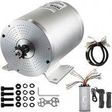 48V DC 1800 Watt Electric Motor with Controller & Handles & Wiring Harness 
 9Tooth #8 Chain Sprocket and Mounting Bracket for Go Karts Scooters & E-bike