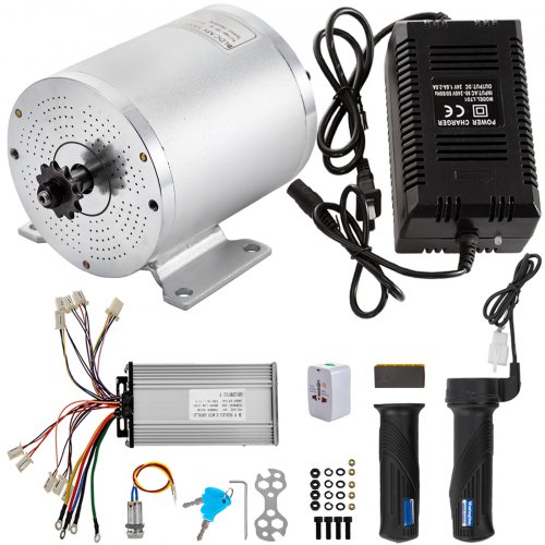 VEVOR Moteur Sans Brosse Moteur Electrique Sans Balai Moteur à Courant Continu Sans Balai pour voiture électrique/moto électrique/tricycle électrique/voiturettes de golf électriques