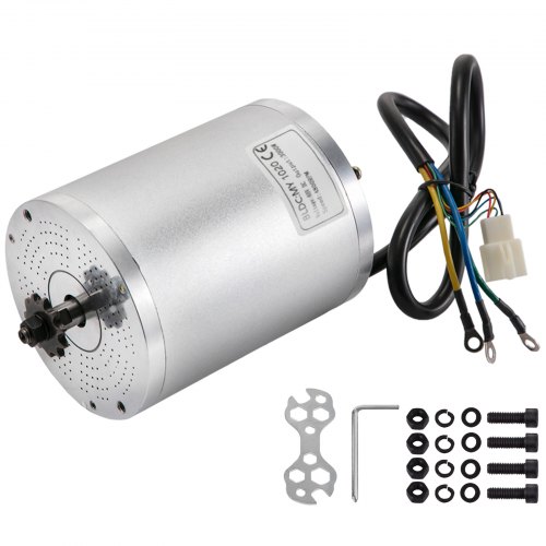 VEVOR Moteur Sans Brosse Moteur Electrique Sans Balai Moteur à Courant Continu Sans Balai pour voiture électrique moto électrique tricycle électrique voiturettes de golf électriques