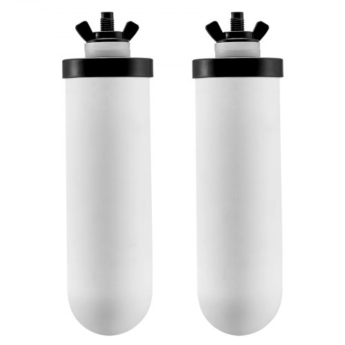 

VEVOR Filtre à Eau pour Système de Filtration d’Eau par Gravité 2PCs Blanc