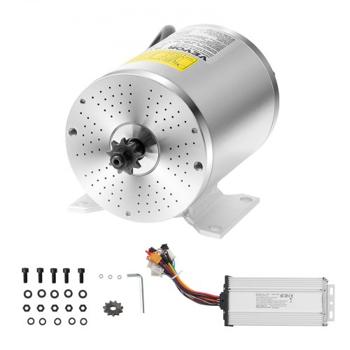 

VEVOR Kit de moteur électrique sans balais, 2000 W, moteur électrique CC pour karts, avec contrôleur de vitesse, 60 V 4500 tr/min, moteur électrique sans brosse, pour vélo électrique, moto, scooter