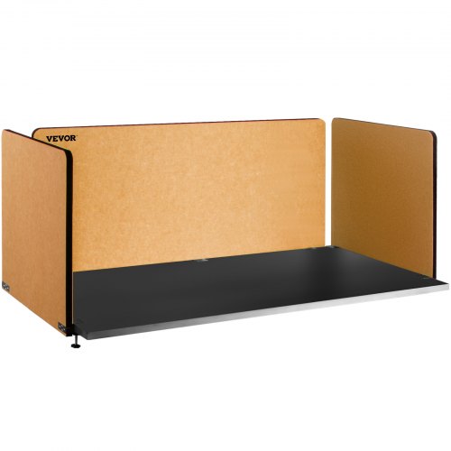 

VEVOR Panneau de Séparation pour Bureau 3 Panneaux Jaune Séparateur de Bureau Acoustique 152 x 61 x 61 cm Panneau Frontal Acoustique Épaisseur de Bureau 10-35 mm Écran de Séparation Espace Privé École