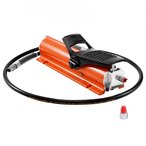 

VEVOR Pompe hydraulique à air, 10000 PSI, pompe à pied pneumatique avec boîtier en métal, réservoir 0,69 L, sortie d'huile NPT 16,66 mm, entrée NPT 13,7 mm, pour machines industrielles de précision
