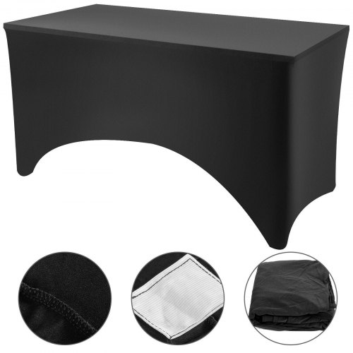 15x Nappe De Table Housse Rectangulaire 122x76cm Spandex Décoration Banquet