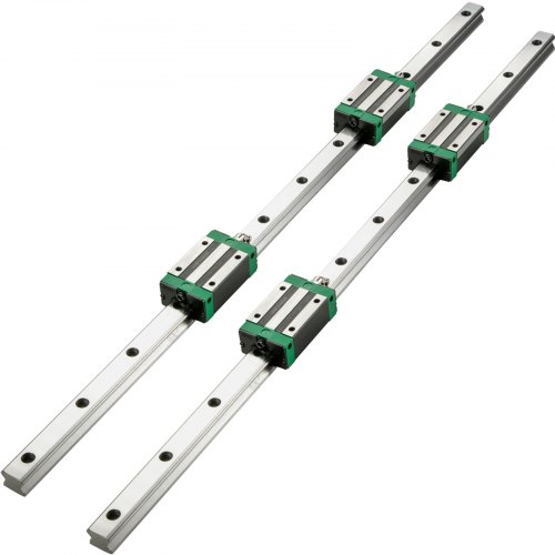 Vevor Hsr15-1200mm Rail De Guidage Linéaire Haute Précision Linéaire Guide Cnc