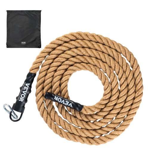 

VEVOR Corde d'Escalade de Gym Corde de Jute 38,1 mm x 9,15 m Fitness Domicile