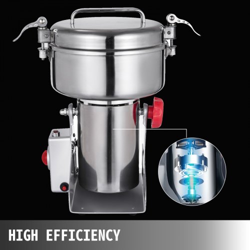 VEVOR Moulin a Grains Electrique, Broyeur a Epices Commercial 3000 W, Moulin a Farine de Ble a Sec, Reglable en Epaisseur, avec Entonnoir, pour Moudre Rapidement Cereales Epices Herbes Poivres Maïs VEVOR Moulin a Grains Electrique, Broyeur a Epices Commercial 3000 W, Moulin a Farine de Ble a Sec, Reglable en Epaisseur, avec Entonnoir, pour Moudre Rapidement Cereales Epices Herbes Poivres Maïs