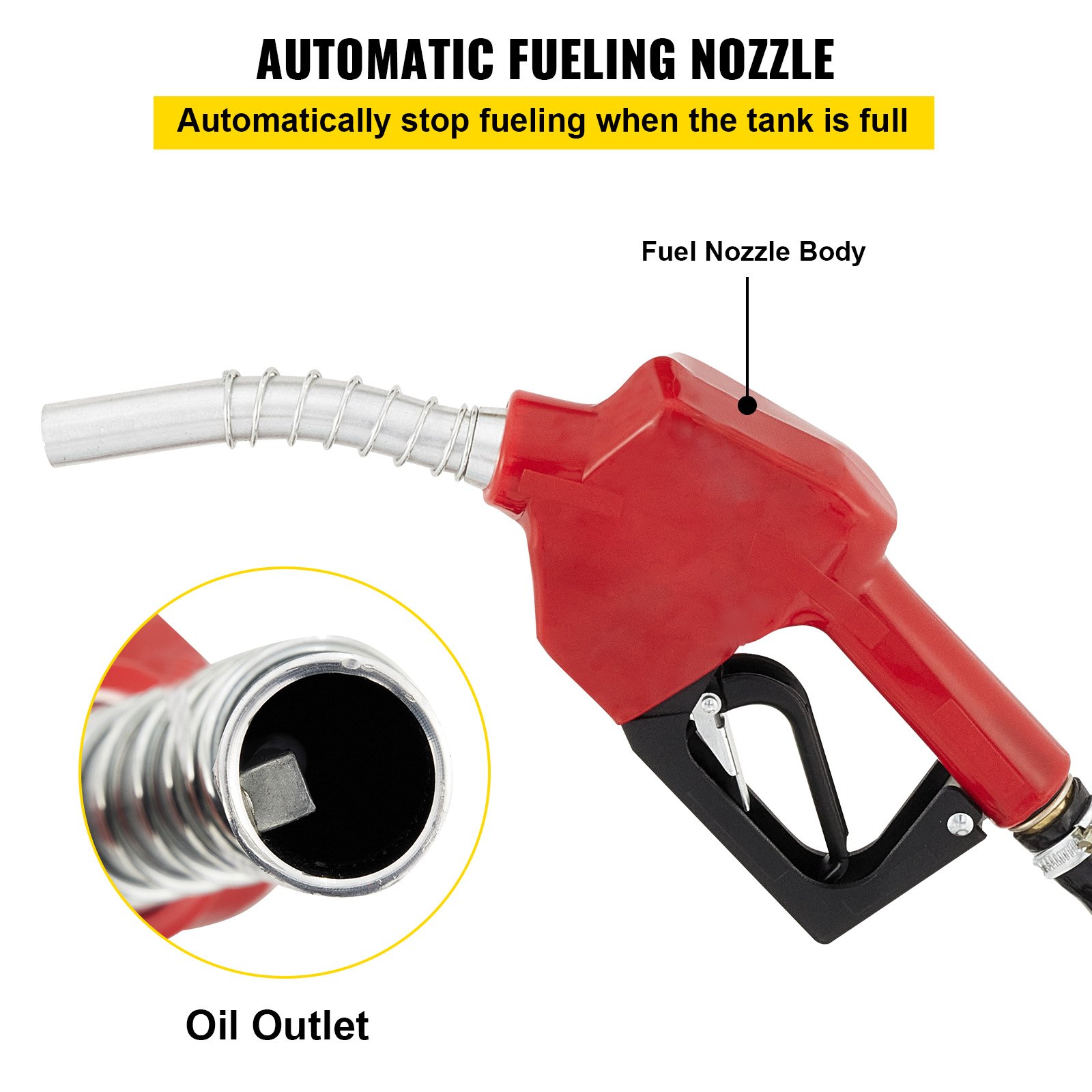 Pompe Gasoil 230V 200 W Pompe a Gasoil Electrique Auto Pompe à fioul