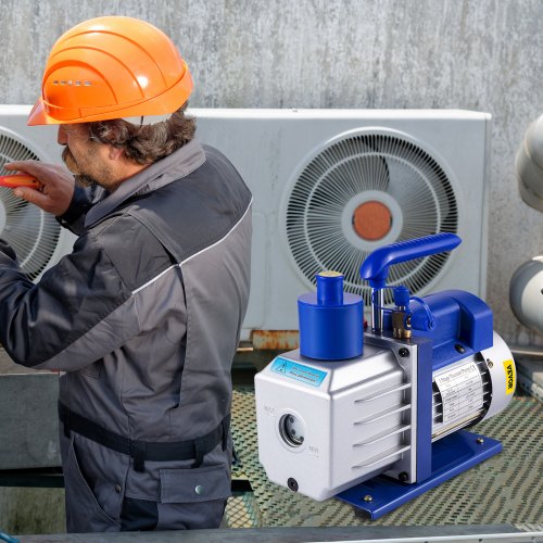 VEVOR 230V/50HZ Pompe à Vide 3CFM 1/4HP Pompe à Vide Frigoriste 85L/Min VEVOR 230V/50HZ Pompe à Vide 3CFM 1/4HP Pompe à Vide Frigoriste 85L/Min