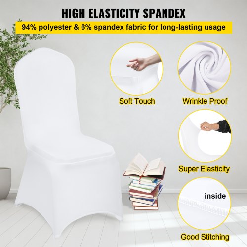 Housses De Siège De Chaise En élasthanne – Protection élégante Pour Mariages, Salles à Manger Et événements - 8