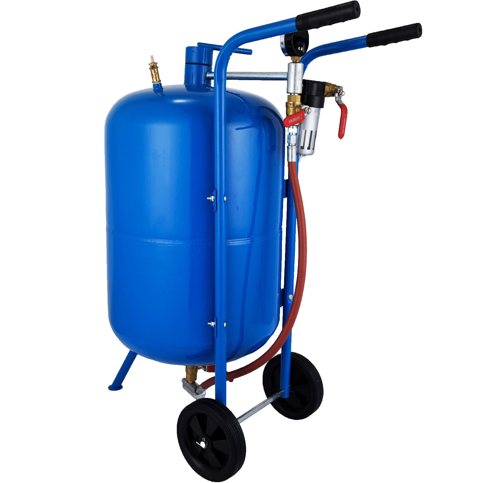 VEVOR Sableuse Pneumatiques En Acier Machine De Sablage Bleue Avec vevor-sableuse-pneumatiques-en-acier-machine-de-sablage-bleue-avec