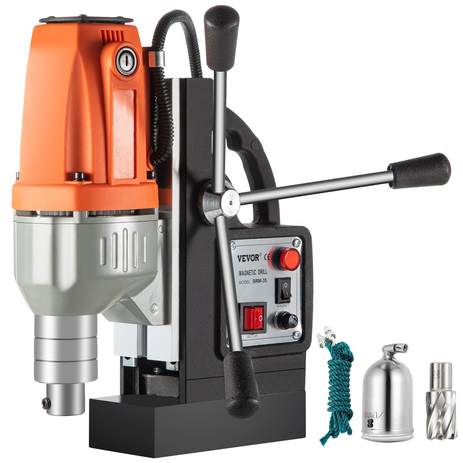 VEVOR Perceuse Magnétique 980W Carotteuse Magnétique BRM35 680tr/min